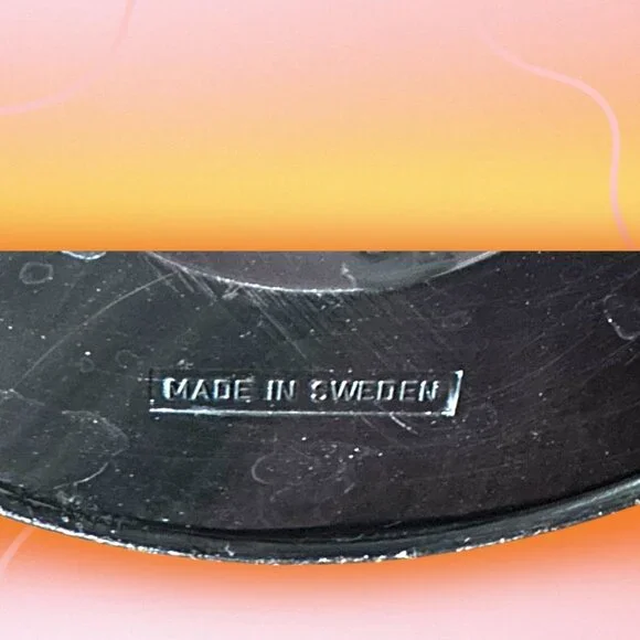 Vintage MCM Orange Black Teak Handle & Stopper G. Rosendahl Swedish Thermos - Picture 10 of 16